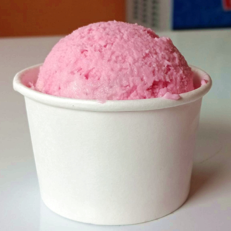 Vaso de Helado de Bluberry