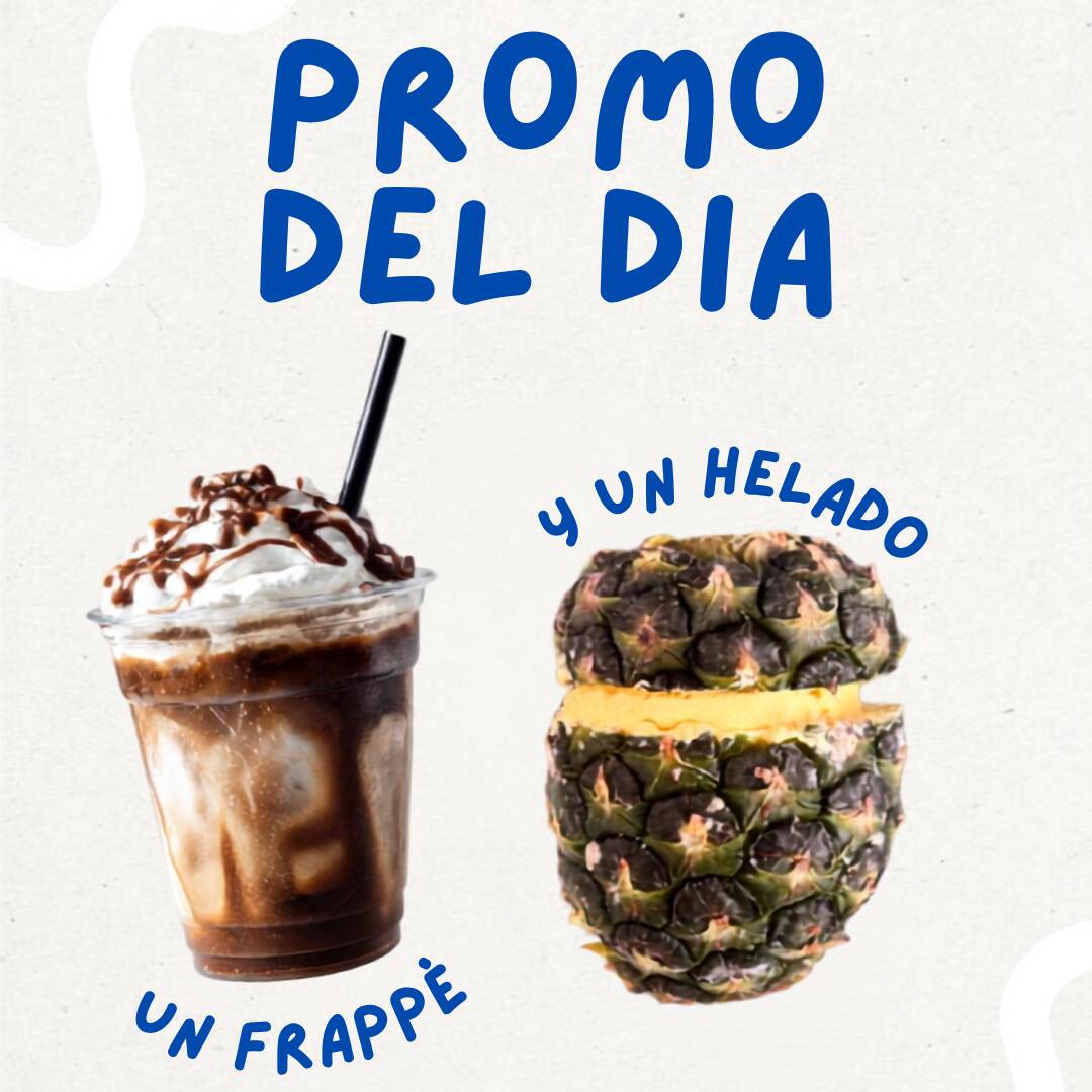 PROMO HELADO + FRAPPE
