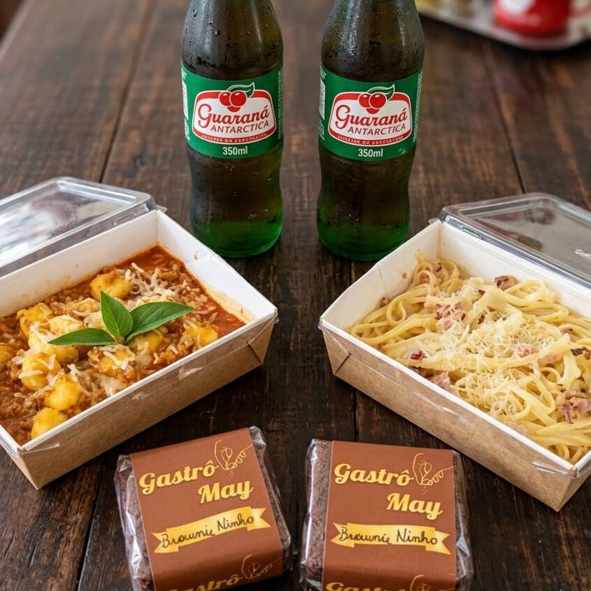 4 massas + 4 bebidas + 4 sobremesas a sua escolha