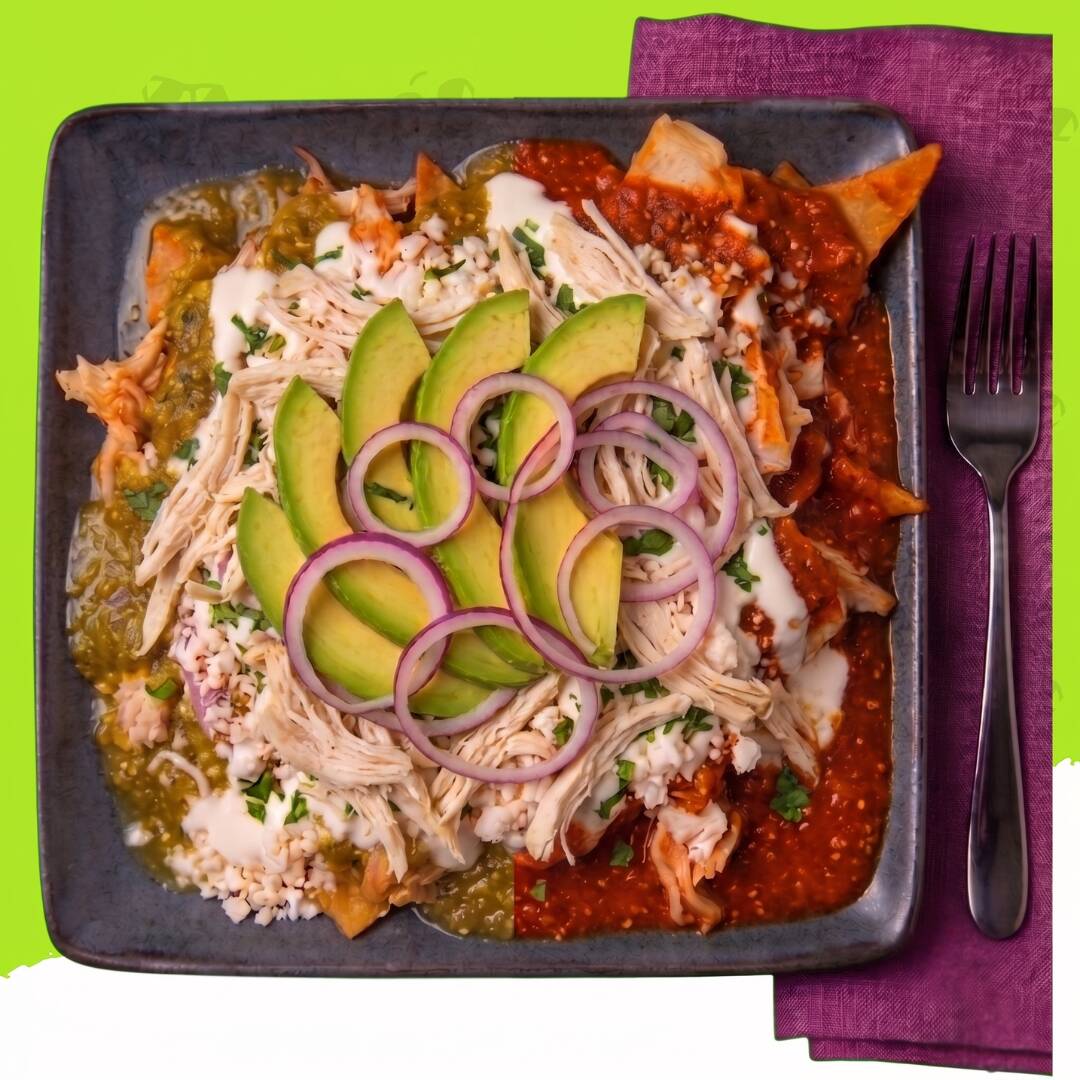 El Gallo del Barrio (Chilaquiles con Pollo)
