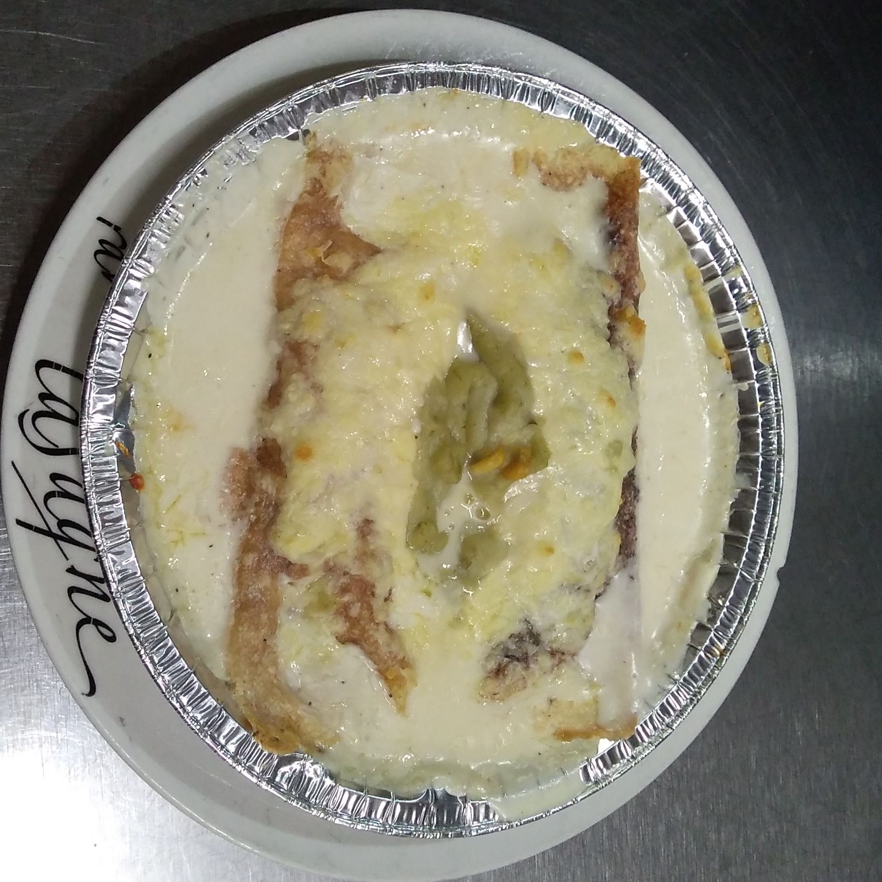 Cannelloni Pollo Elote con Rojas