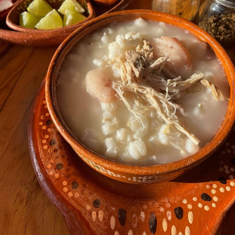 Pozole Blanco Medio Litro