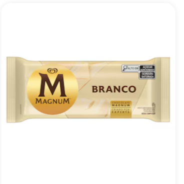 Magnum White é um delicioso sorvete de baunilha com cobertura de chocolate belga branco.