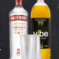 Vodka Smirnoff + energético 2LT Vibe