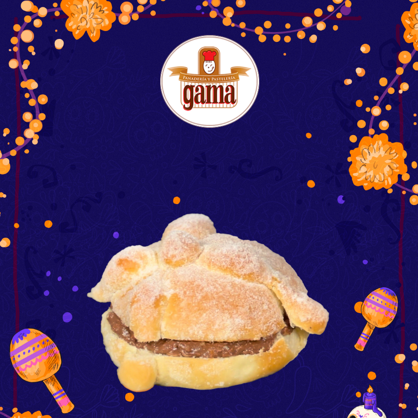 Pan de Muerto Cajeta con Nuez