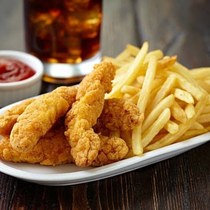 Tenders 250 g con Papas