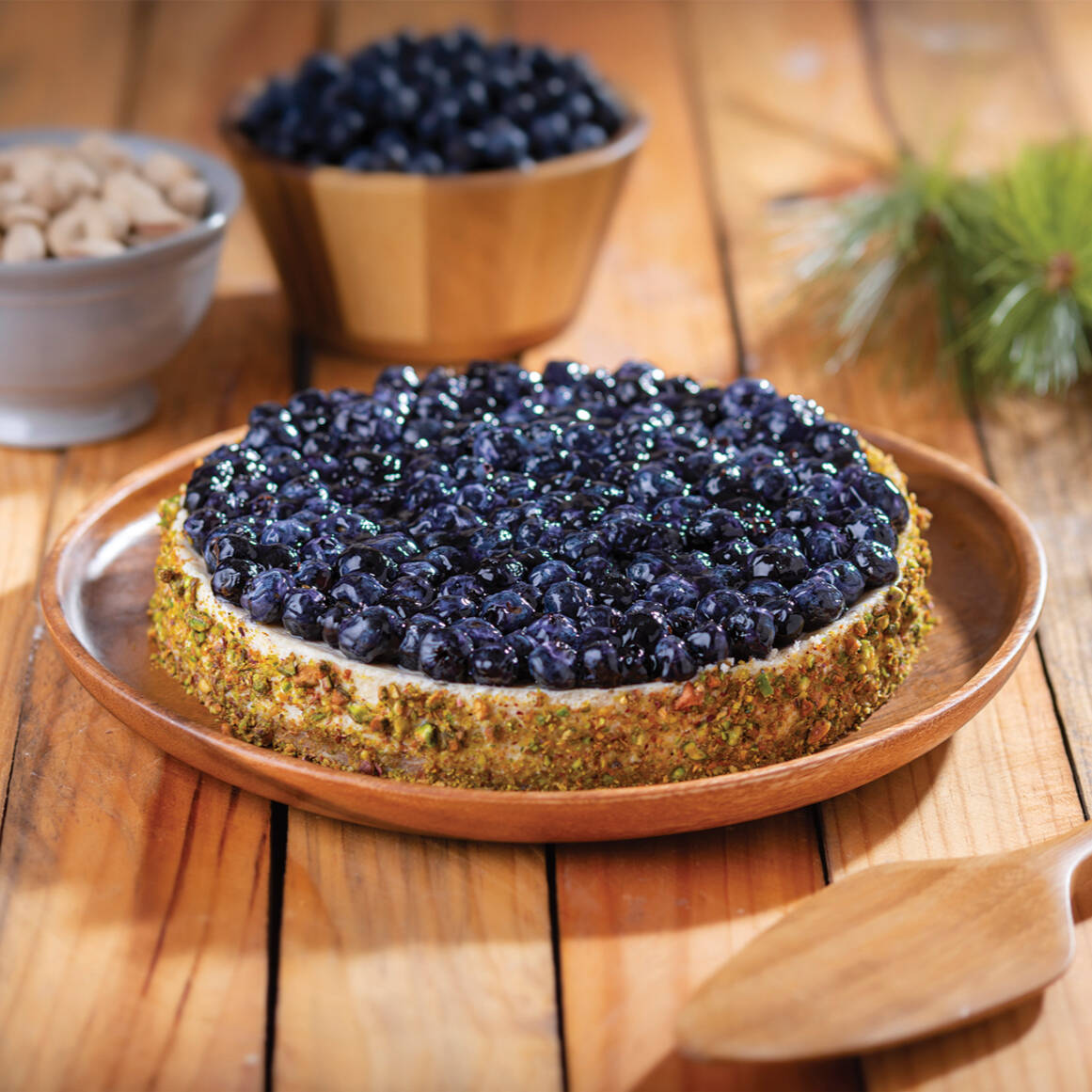 Pay Blueberry con Pistache