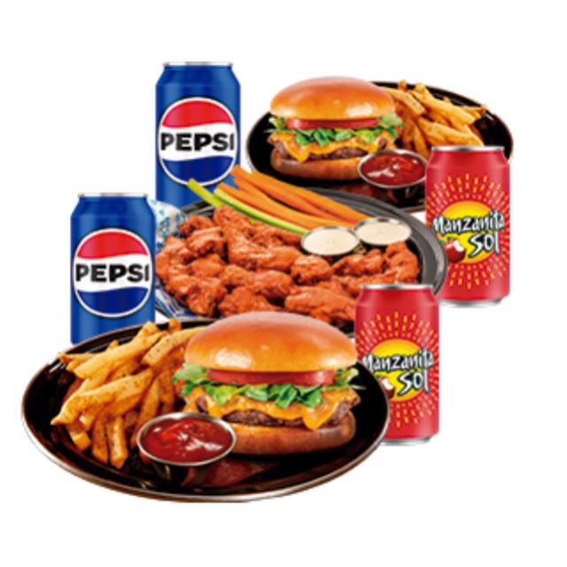 Combo Para Compartir NFL Las Alitas