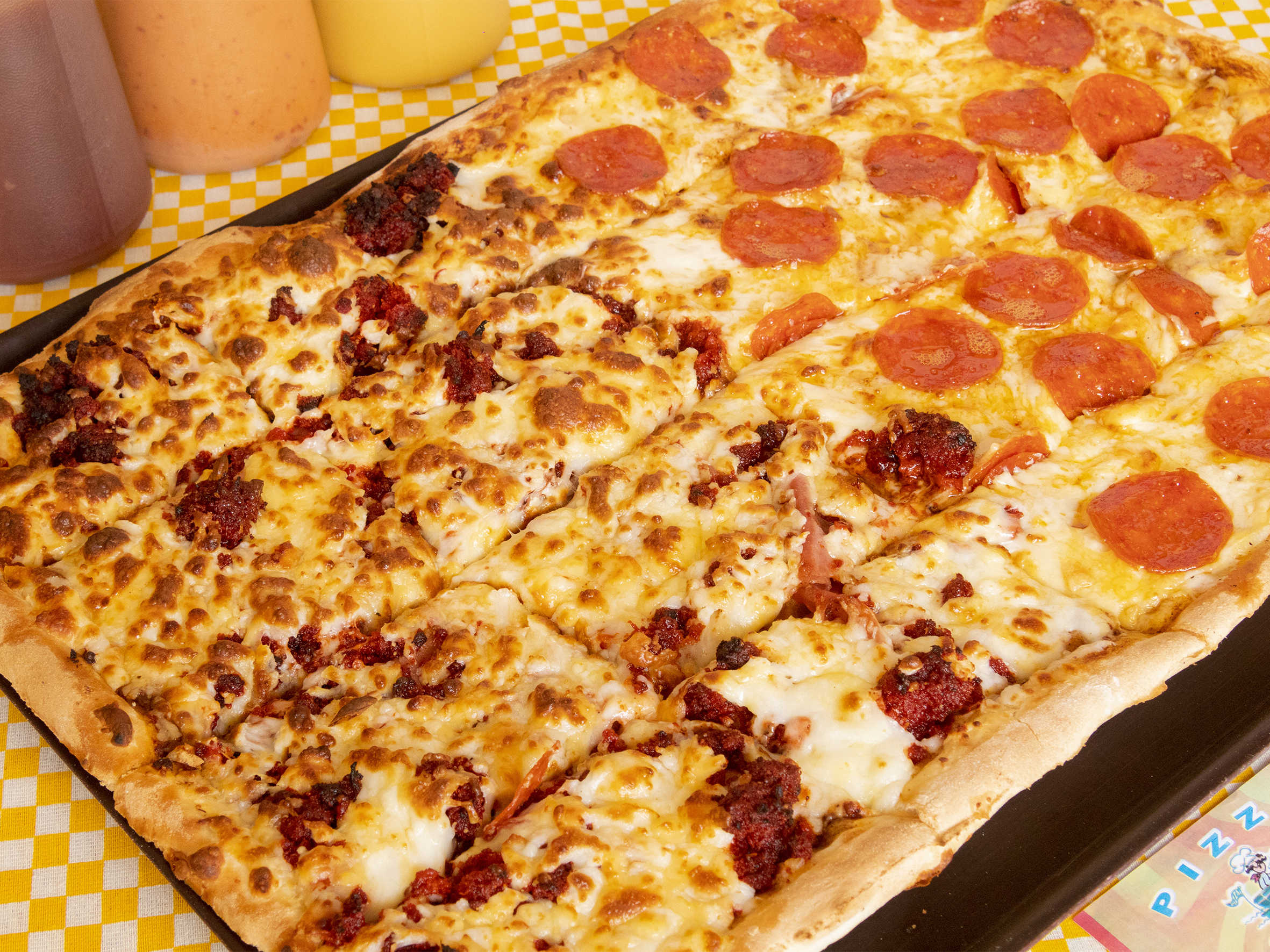 Cuadripizza (47 x 32) De 1 a 3 ingredientes