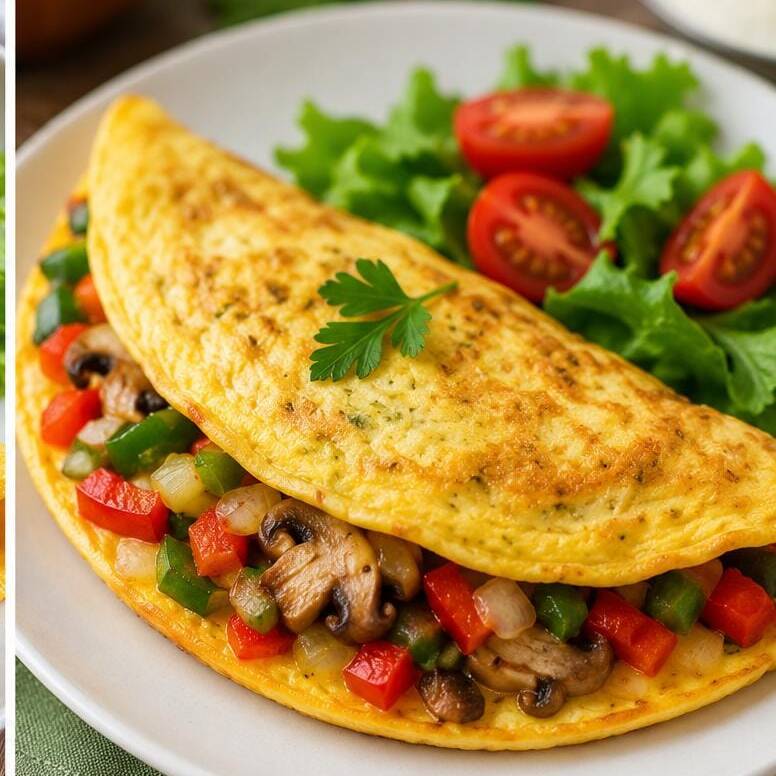 OMELLETE VEGETARIANO
