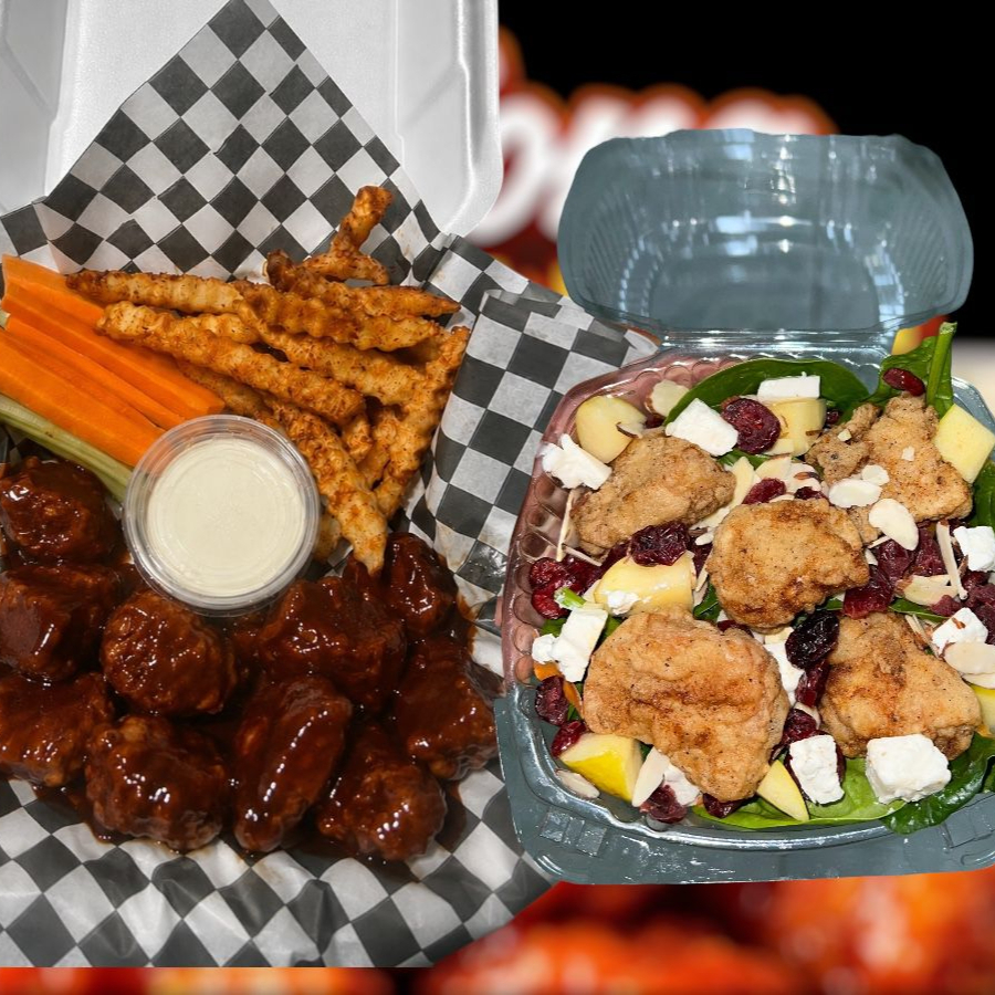 Boneless BBQ+ Ensalada Miel y Limon Indv.