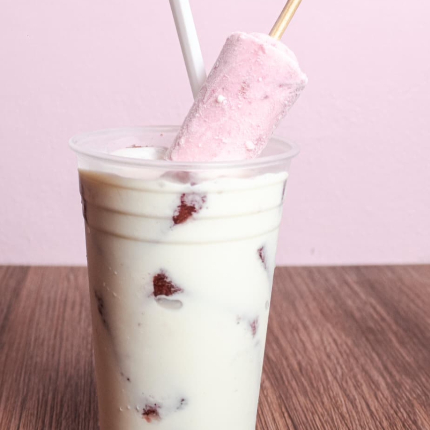 Fresas con Crema y Paleta