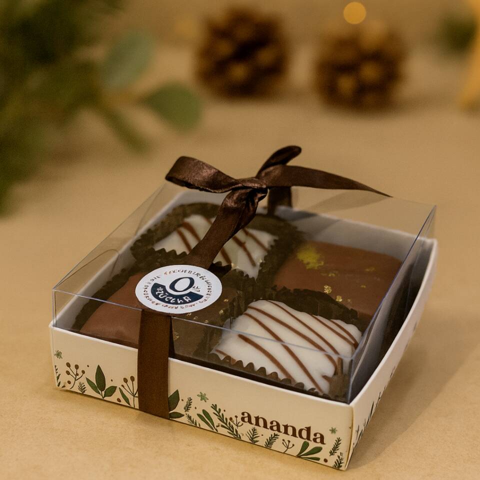 Brownies x4 - 0% Azúcar *Navidad*