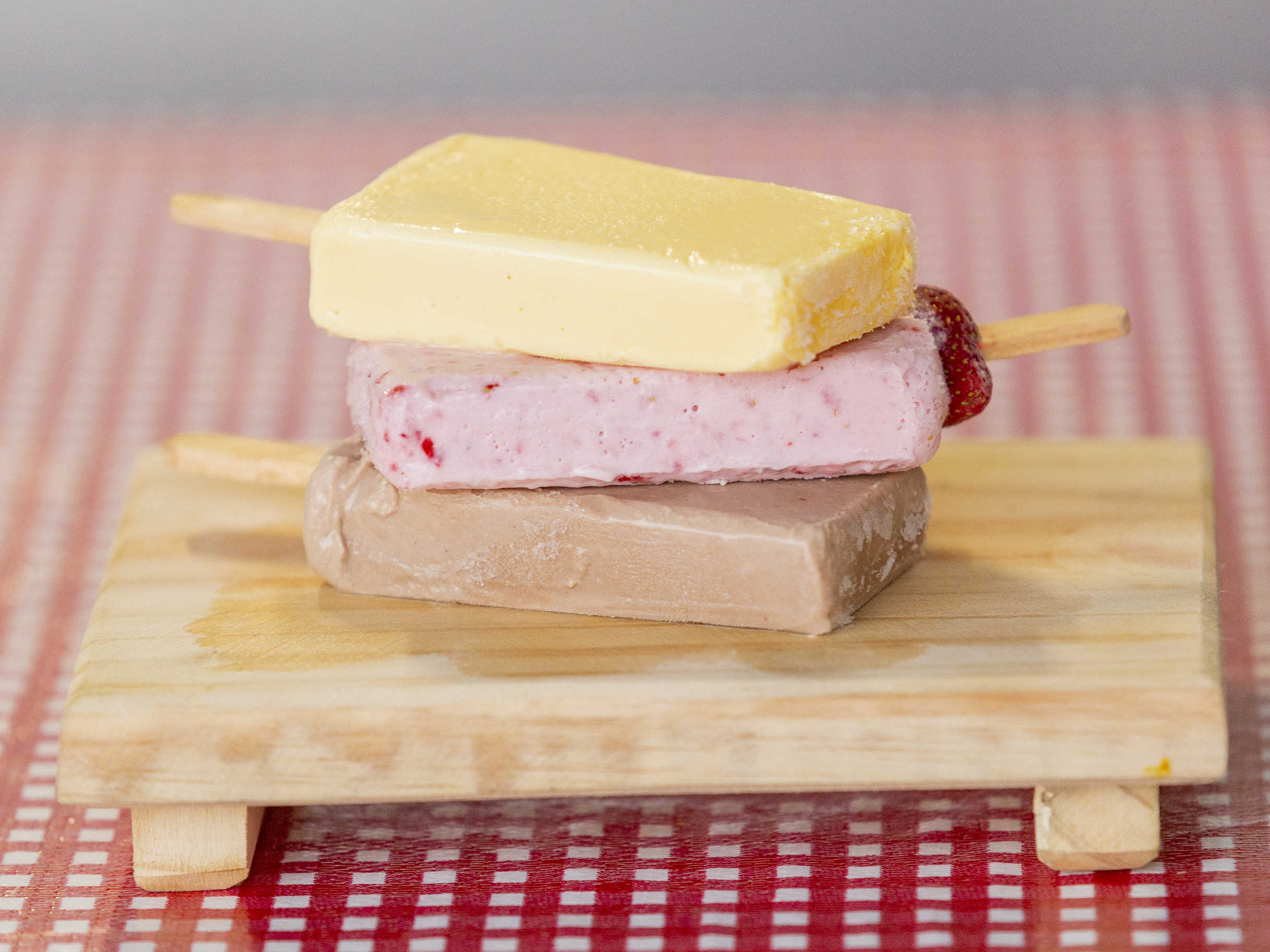 Paleta de nieve sabor vainilla