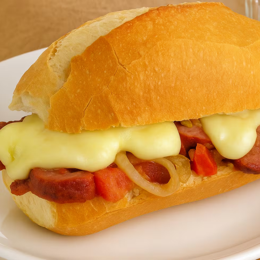 Lanches de calabresa, um mais saboroso que o outro. Do clássico X-Calabresa ao irresistível X-Calabresa Bacon Egg, todos preparados com calabresa defumada fatiada e servidos no tradicional pão francês. Clique e escolha o seu! 😋🥖