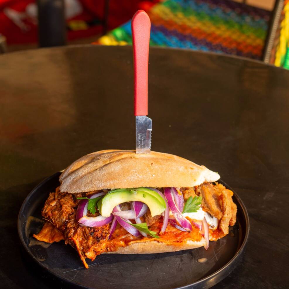 Torta de Chilaquiles