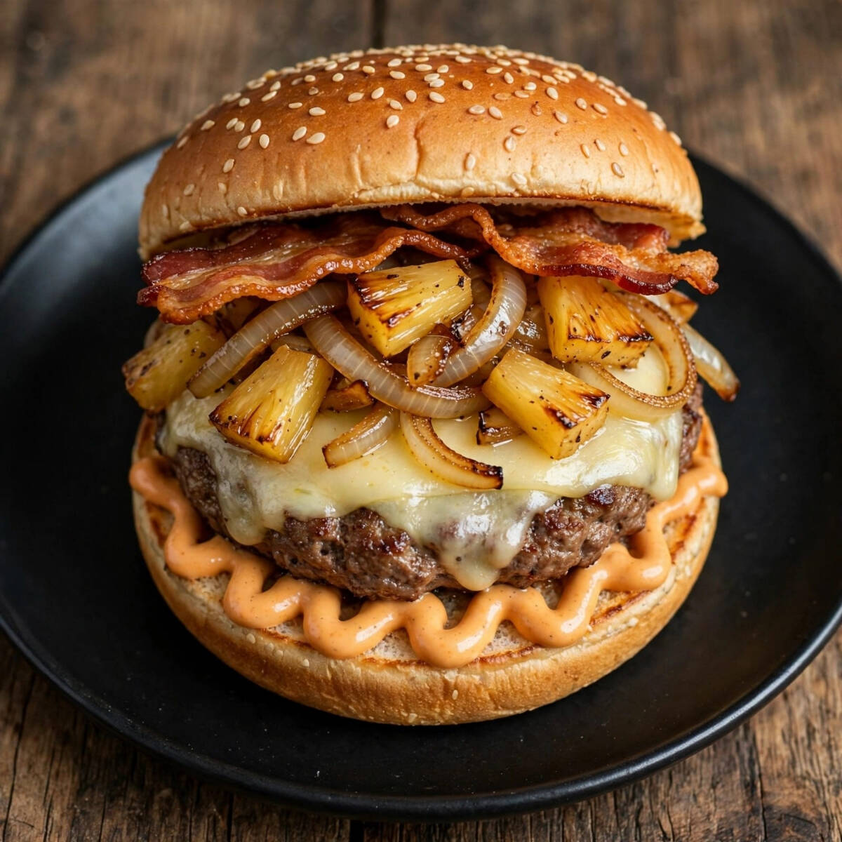 Hamburguesa Hawaiana