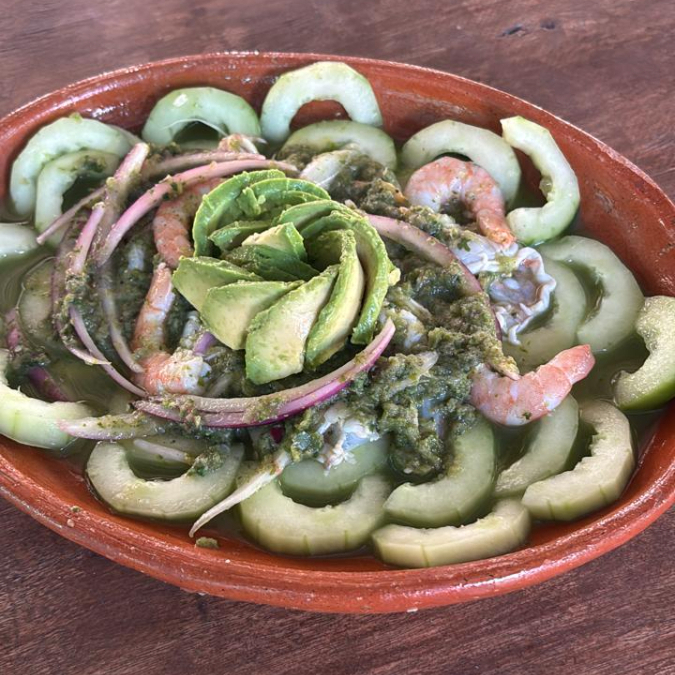 Aguachile de CAMARON Verde
