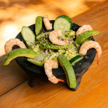 Molcajete de aguachile aguacatoso
