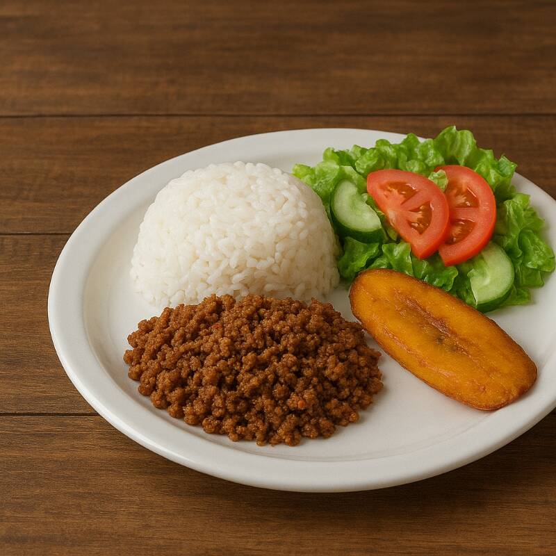 Carne Molida + Frijol 8 Oz + Gaseosa 250 ml Gratis