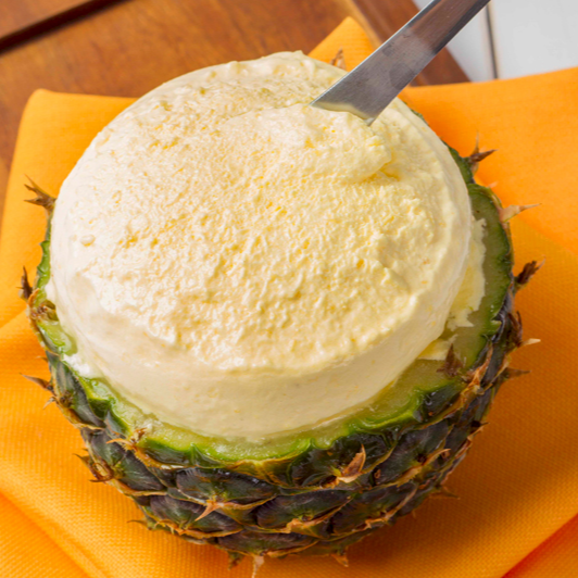 Cáscara Helado Pina
