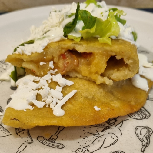 Papa con Chorizo