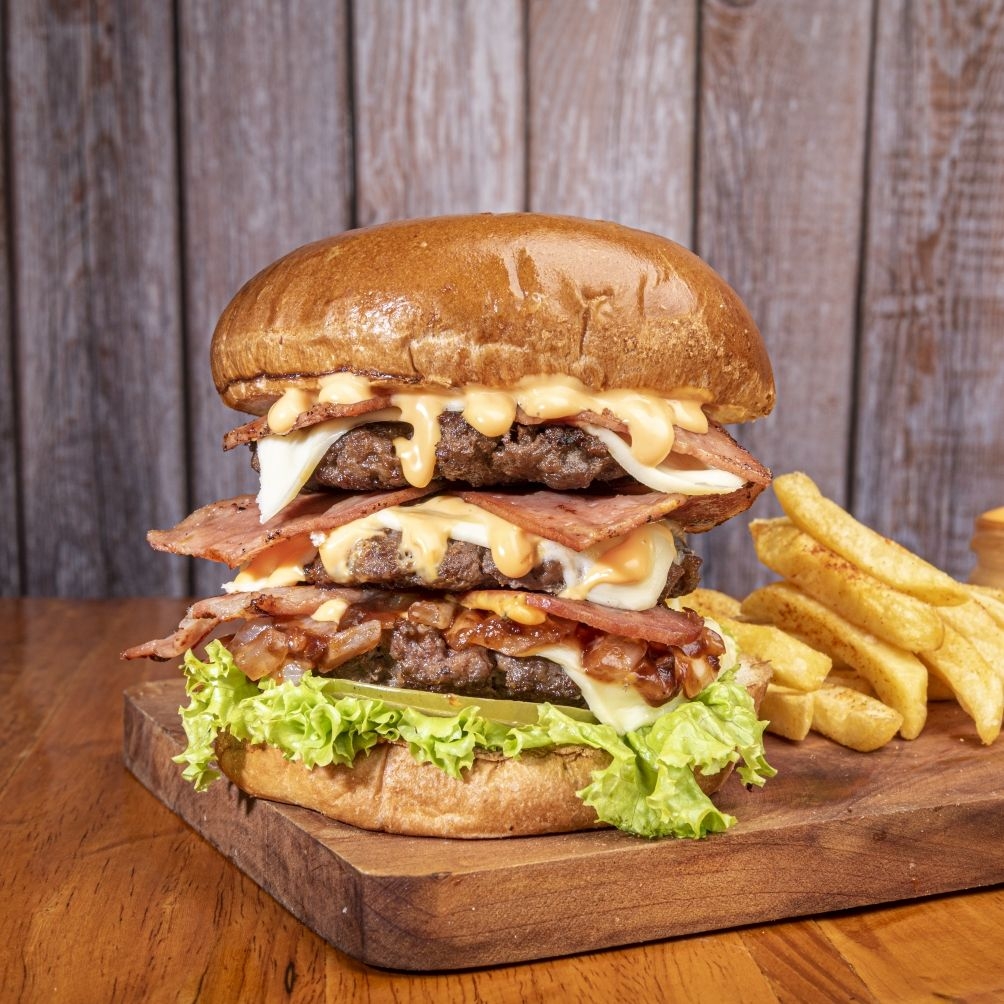 Hamburguesa Krusty Dinamita.
