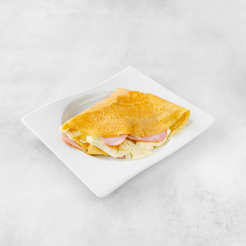 Crepe Jamón y Queso (1 pza)