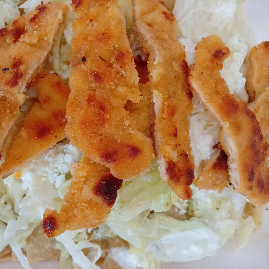 Enfrijoladas Milanesa