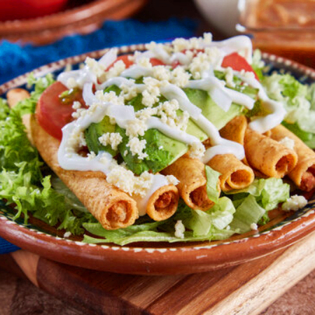 Tacos Dorados de Pollo Orden 5 Pz