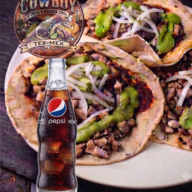 Promo Big Taco y PEPSI 400 Ml