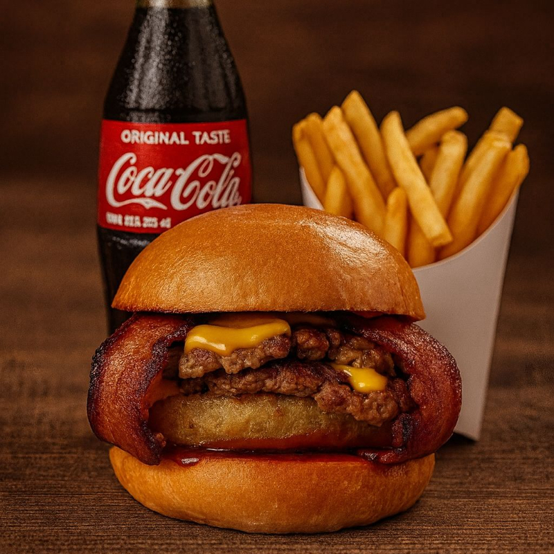 Wester Doble + Papas + Soda