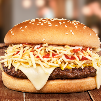 Hamburguesa Junior Sin Vegetales
