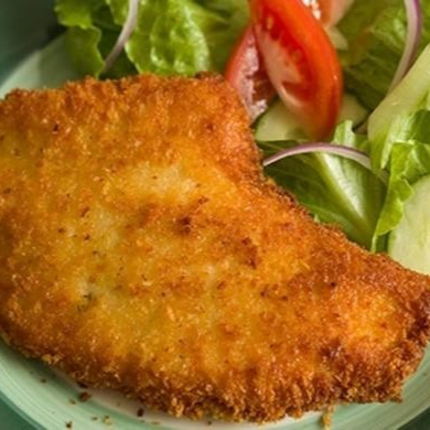 Menu del Dia con Milanesa de Pollo