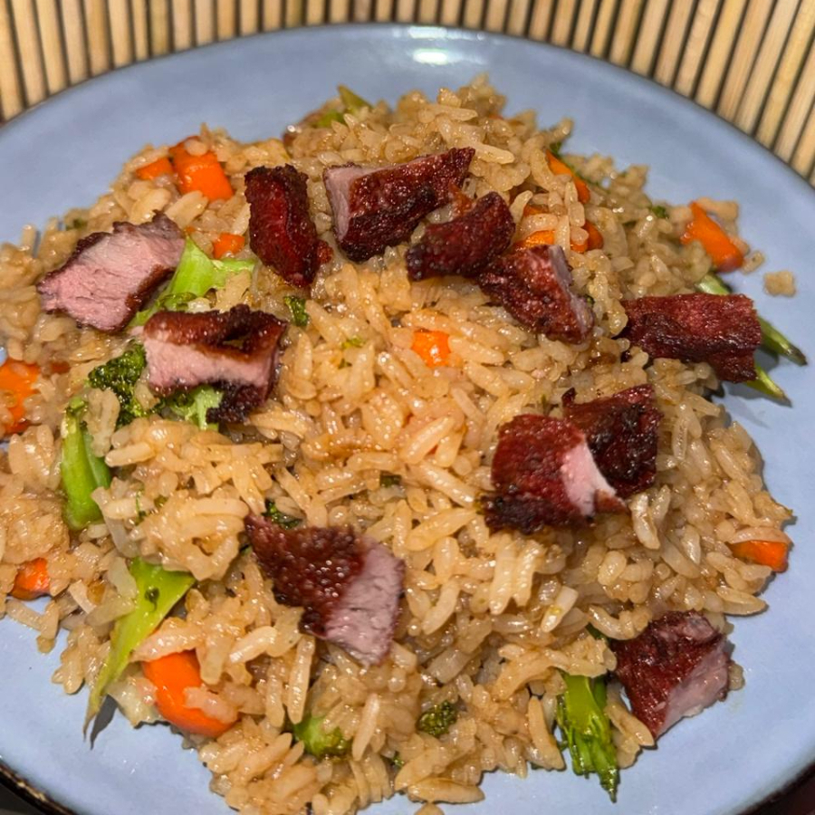 Arroz frito con Carne