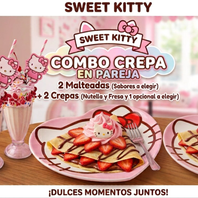 Combo 2 Crepas y 2 Malteadas