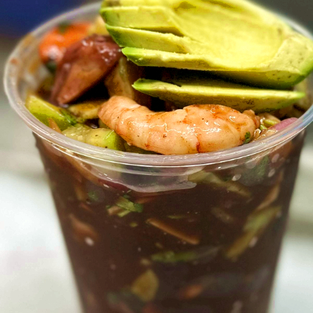 Coctel de Camaron C/pulpo un Litro