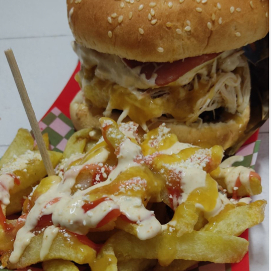 2 HAMBURGUESA MIXTA + Papas