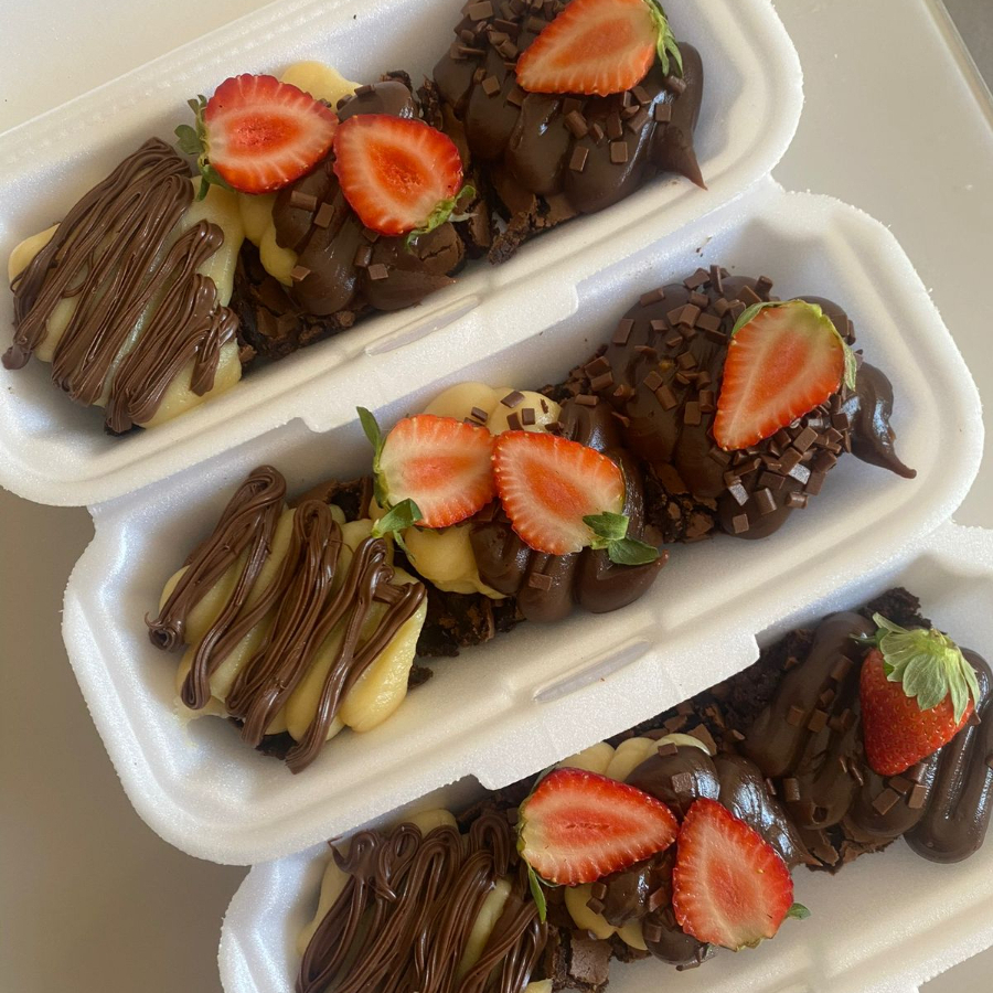 PEDAÇOS DE BROWNIE I CASADINHO I NINHO C NUTELLA I BRIGADEIRO