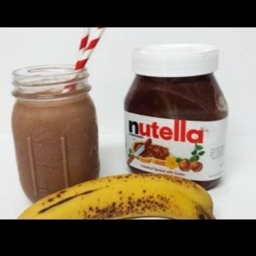 Frappé de Nutella/Plátano