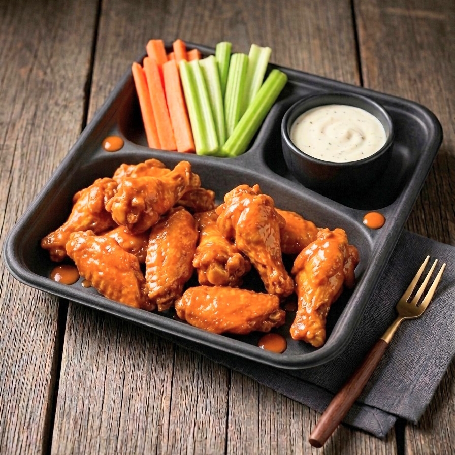Alitas 8pzs - 1 Salsa a Elegir
