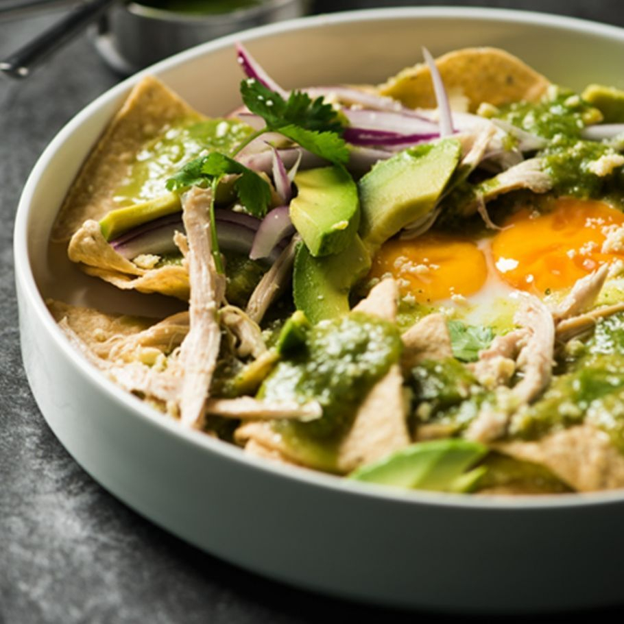 Chilaquiles Huevo más Proteína