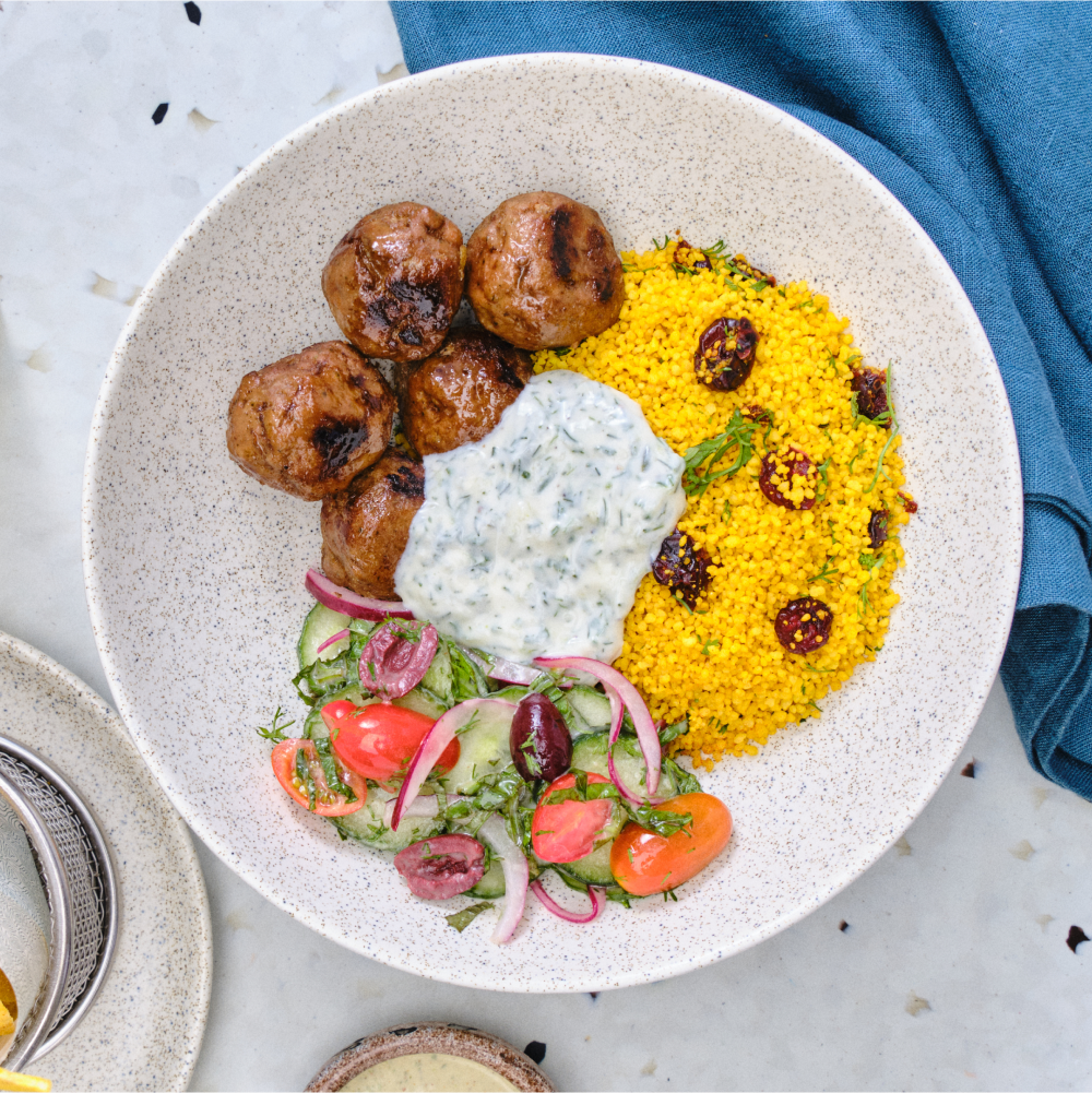 Bowl Albondigas Griegas