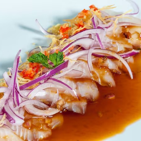 Carpaccio de tilapia ( 12 fatias )