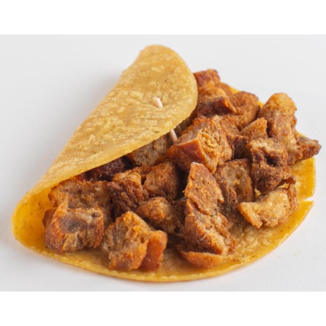 TACO DE CHICHARRON CRUJIENTE