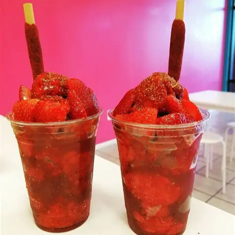SMOOTHIE DE FRESA CON CHAMOY