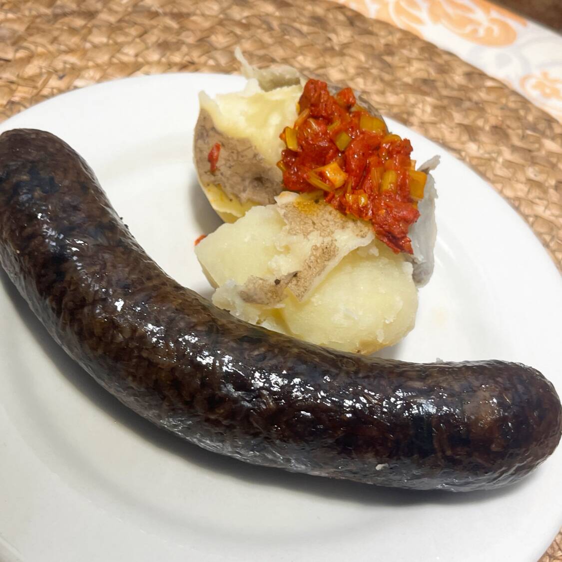 Morcilla Con Papa