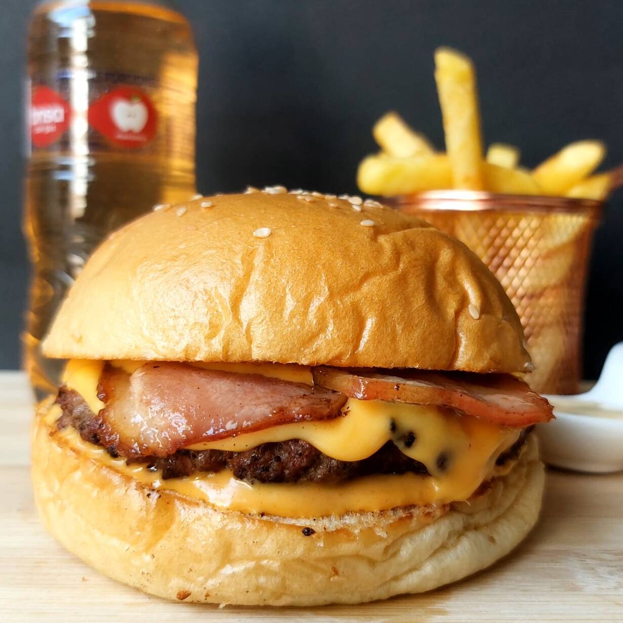 Combo Burger Cheese & Bacon
