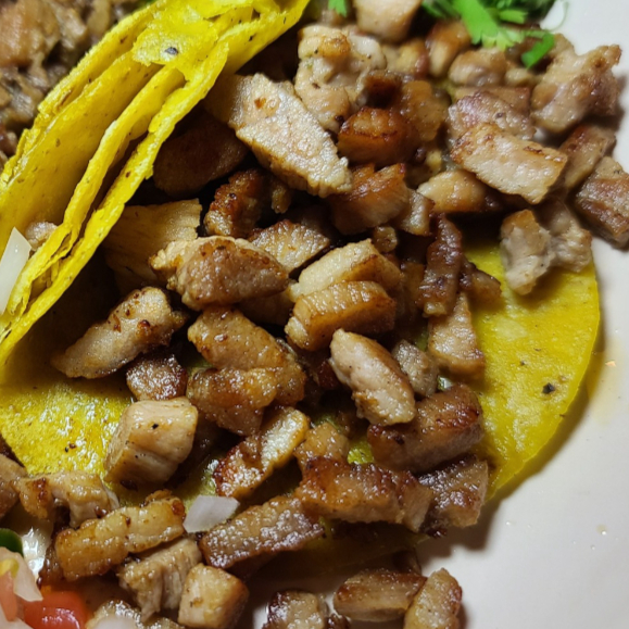 Taco Chuleta con Queso