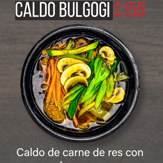 Caldo Bulgogi